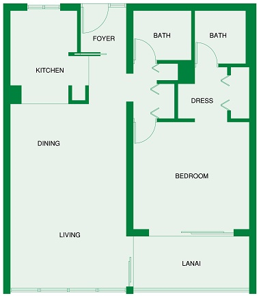 Mahana 1 br, 2 ba