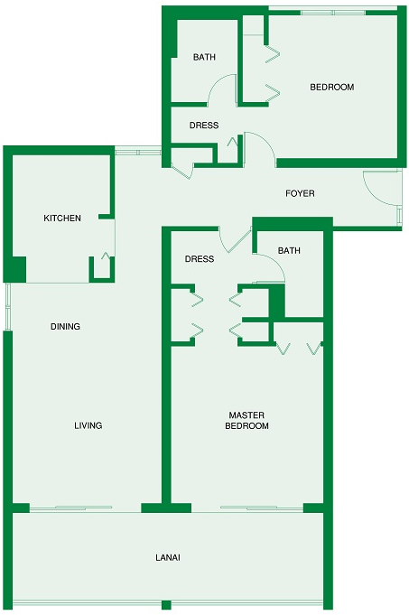 Mahana 2 br, 2 ba